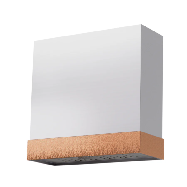 Stainless Steel Range Hood 30 inch & 3 Speed Fan with LED, Modern Box 600 CFM Hood with Powerful Motor, Thick Stacks SRH72