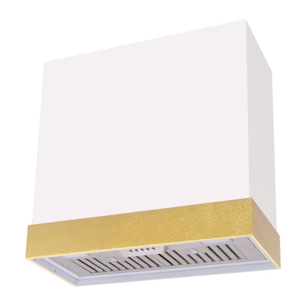 Icon Stainless Steel Range Hood 30 inch & Thick Stacks, 3 Speed Fan with LED, Modern Box 600 CFM Hood with Powerful Motor