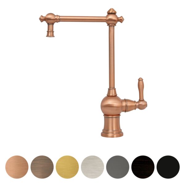 One-Handle Copper Drinking Water Filter Faucet for Instant Hot Water Tank Dispenser & Filtration System - IK97718P2C