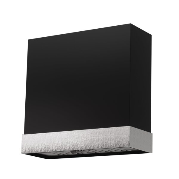 Icon Stainless Steel Range Hood 30 inch & 3 Speed Fan with LED, Modern Box 600 CFM Hood with Powerful Motor, Thick Stacks
