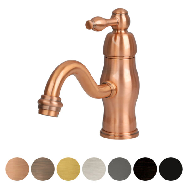 One-Handle Copper Bathroom Sink Faucet - IK40118-C