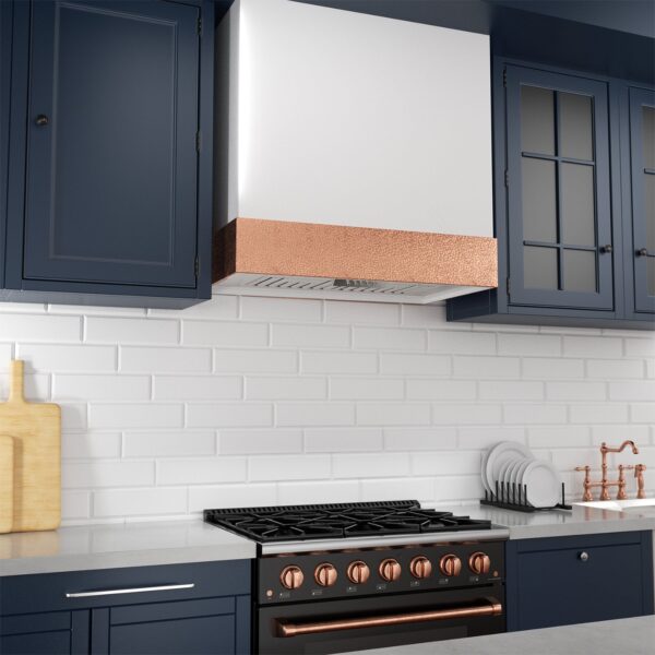 Icon Stainless Steel Range Hood 30 inch & Thick Stacks, 3 Speed Fan with LED, Modern Box 600 CFM Hood with Powerful Motor - Image 2