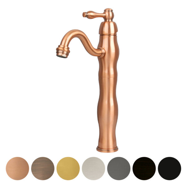 One-Handle Copper Bathroom Vessel Faucet - IK40118A-C
