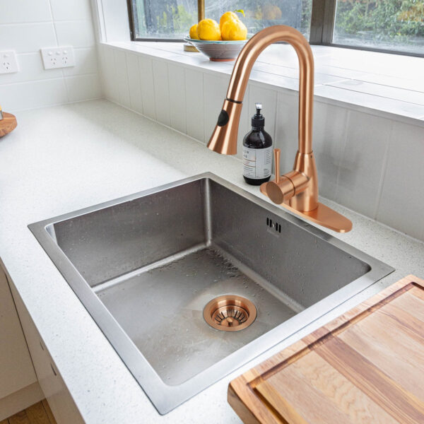 Copper Kitchen Sink Stopper Replacement for 3-1/2 Inch Standard Strainer Drain-CBSD01 - Image 2