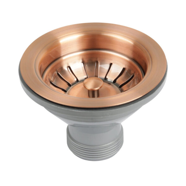 Copper Kitchen Sink Stopper Replacement for 3-1/2 Inch Standard Strainer Drain-CBSD01