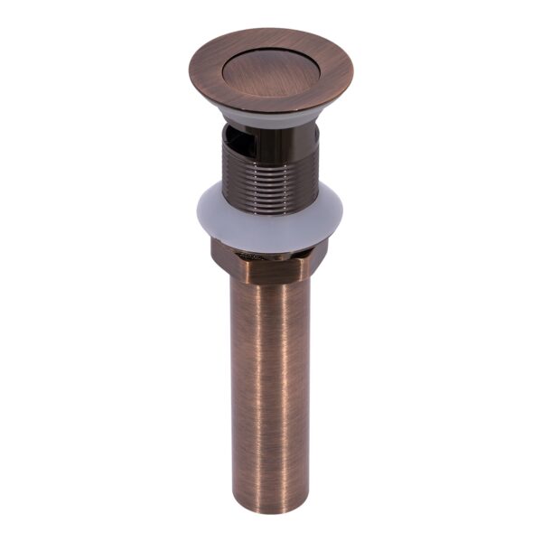 Antique Copper Pop up Drain Stopper With Overflow-BSDS08