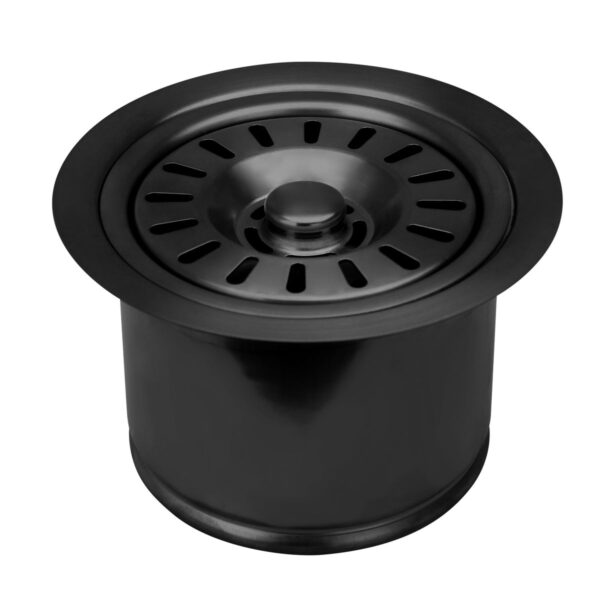 Matte Black Kitchen Sink Garbage Disposal Flange Stopper  - SDFS06