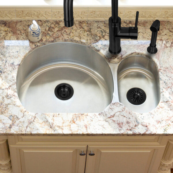 Matte Black Kitchen Sink Garbage Disposal Flange Stopper  - SDFS06 - Image 2