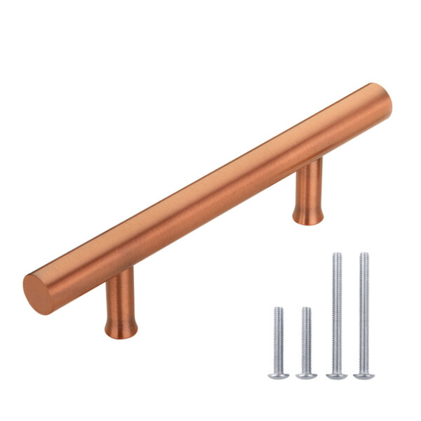3 Inch Hole Center Copper Kitchen Cabinet Handles 100% Solid Brass Drawer Pulls CKDK09