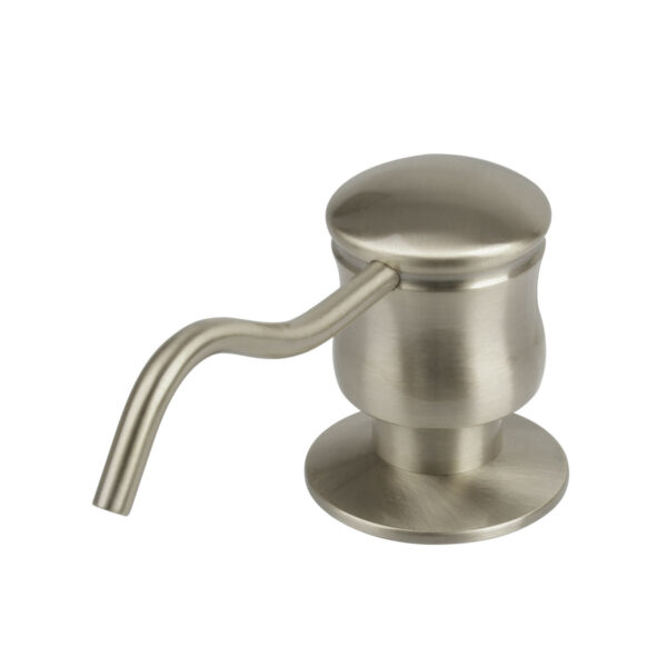 Built in Brushed Nickel Soap Dispenser Refill from Top with 17 OZ Bottle - IK81006BN