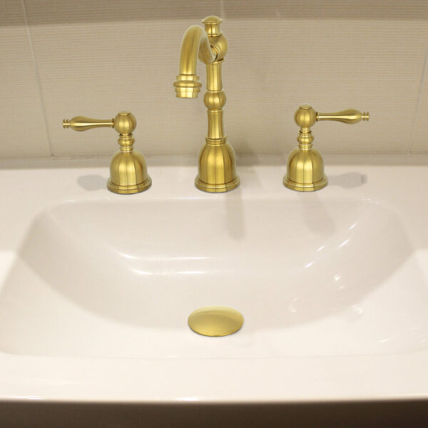 Copper Push Button Bathroom Sink Drain Stopper Without Overflow-BSDS03 - Image 2