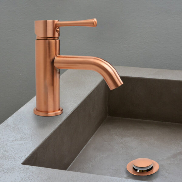 Copper Pop up Drain Stopper With Overflow-BSDS07 - Image 2
