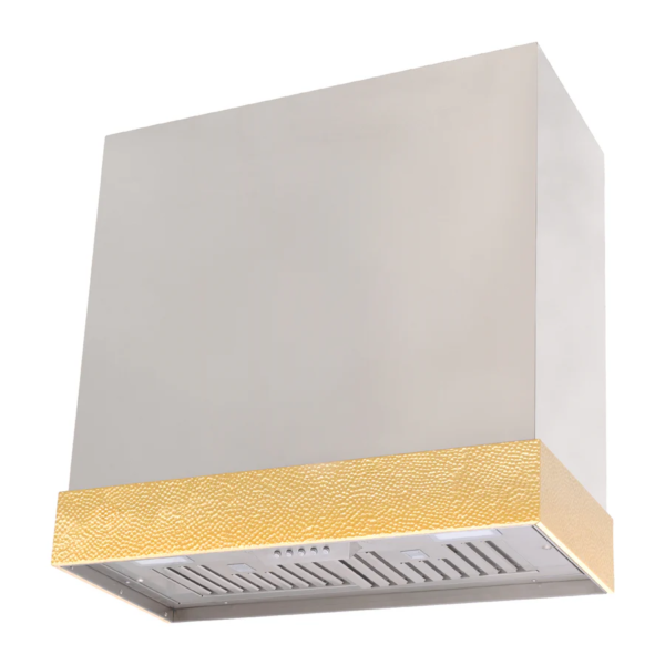 Stainless Steel Range Hood 30 inch & Thick Stacks, 3 Speed Fan with LED, Modern Box 600 CFM Hood with Powerful Motor SRH63