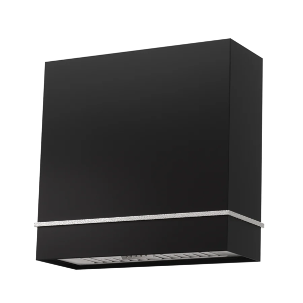 30" Stainless Steel Range Hood, 600 CFM Wall Mount Vent Hood with Powerful Vent Motor, Modern Box Kitchen Hood with LED Lights, Charcoal Filter, One Stack SRH66