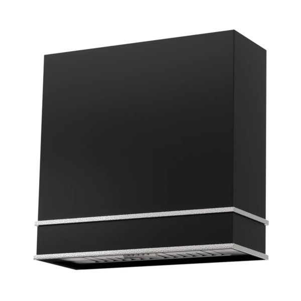 Range Hood 30” Ultra Quite Stainless Steel Kitchen Hood & Two Stacks, Wall Mount Square Vent Hood with LED Light and Dishwasher-Safe Filters SRH68