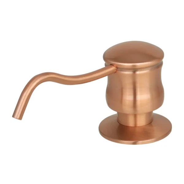 Built in Copper Soap Dispenser Refill from Top with 17 OZ Bottle - IK81006C