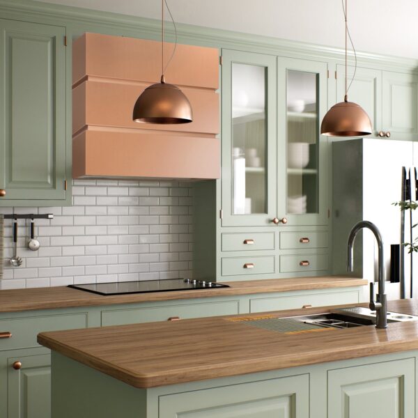 30" Stainless Steel Range Hood, Modern Box Kitchen Hood with Powerful Vent Motor, Wall Mount, Brushed Stainless MBKH08