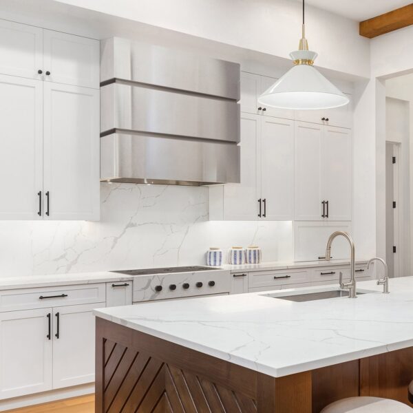 36" Stainless Steel Range Hood, Modern Box Kitchen Hood with Powerful Vent Motor, Wall Mount, 36”W*30”H*14"D, Brushed Stainless BKHP06