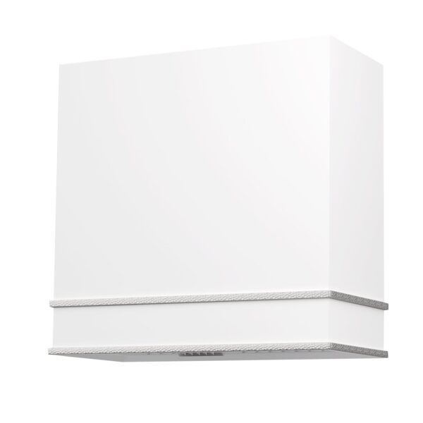 Icon Range Hood 30” Ultra Quite Stainless Steel Kitchen Hood & Two Stacks, Wall Mount Square Vent Hood with LED Light and Dishwasher-Safe Filters