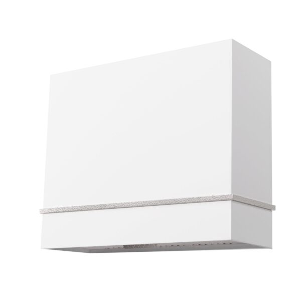 Icon Stainless Steel Range Hood 36", 600 CFM Wall Mount Vent Hood with Powerful Vent Motor, Modern Box Kitchen Hood with LED Lights, Charcoal Filter, One Stack