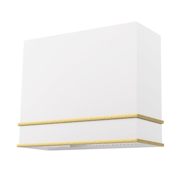 Icon Range Hood 36" Ultra Quite Stainless Steel Kitchen Hood & Two Stacks, Wall Mount Square Vent Hood with LED Light and Dishwasher-Safe Filters