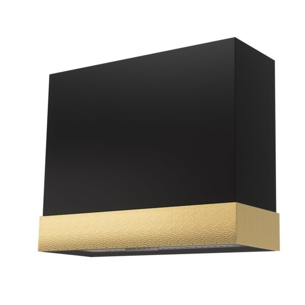 Icon Stainless Steel Range Hood 36 inch & 3 Speed Fan with LED, Modern Box 600 CFM Hood with Powerful Motor, Thick Stack