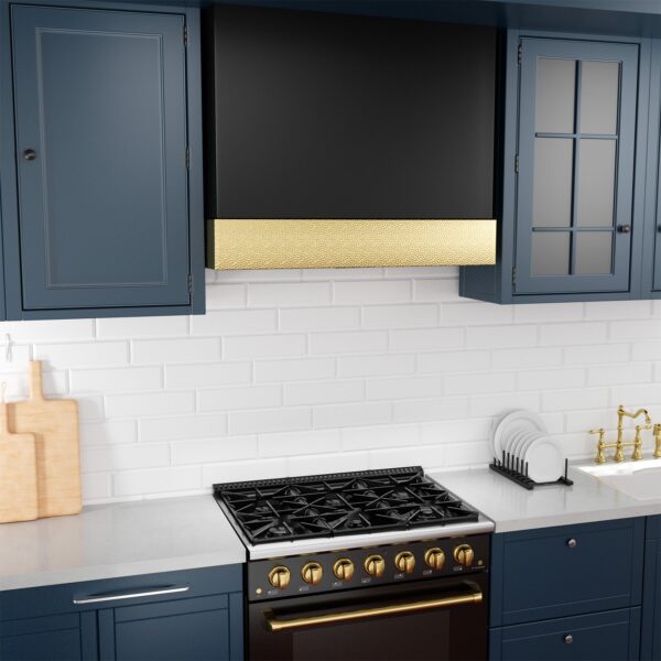 Icon Stainless Steel Range Hood 36 inch & 3 Speed Fan with LED, Modern Box 600 CFM Hood with Powerful Motor, Thick Stack - Image 2