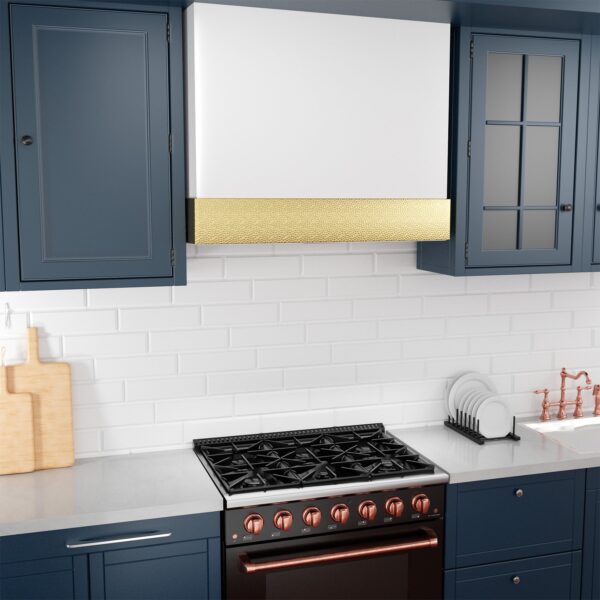 Icon Stainless Steel Range Hood 36 inch & 3 Speed Fan with LED, Modern Box 600 CFM Hood with Powerful Motor, Thick Stack - Image 2