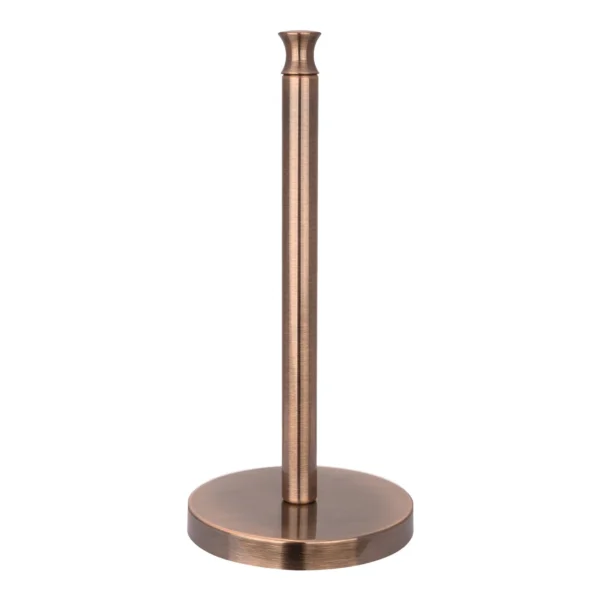 Antique Copper Paper Towel Holder Roll Dispenser Stand for Kitchen Countertop & Dining Room Table - IK79303-AC