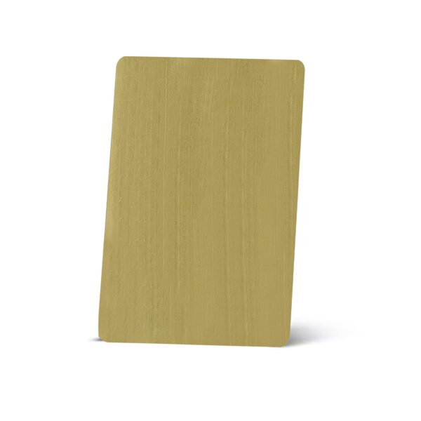 Icon Brushed Brass Smooth Sample