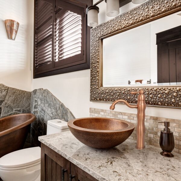Icon Copper Round Bathroom Sink - AKS202-C