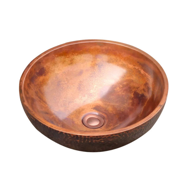 Icon Copper Round Bathroom Sink - AKS202-C - Image 2