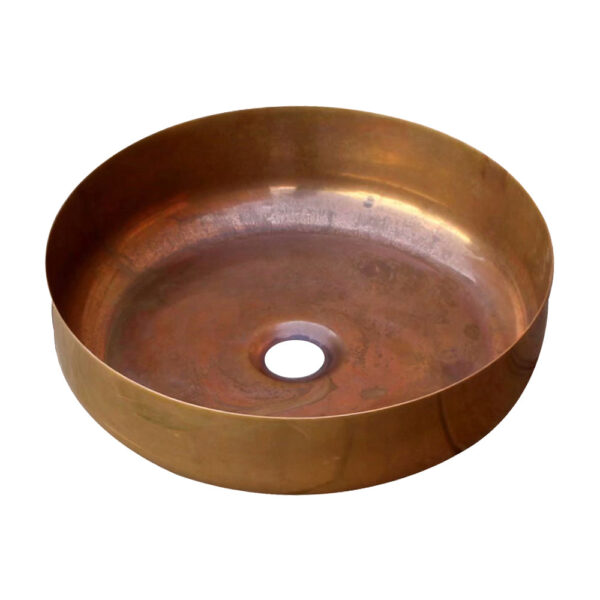 Icon Copper Round Bathroom Sink - AKS205-C - 图片 2