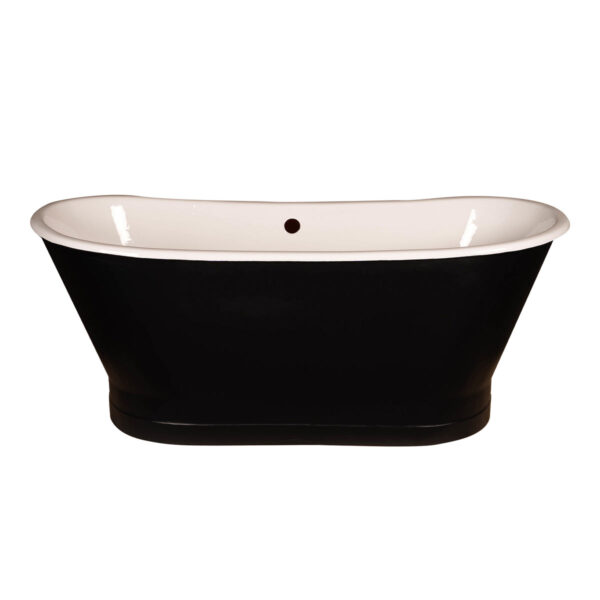 Icon Custom Double Slipper Cast Iron Skirted Tub - AKBT31008-MB