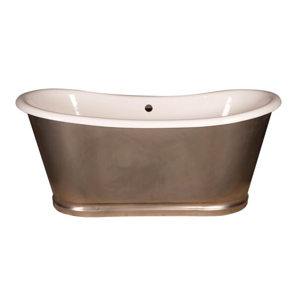 Icon Custom Double Slipper Cast Iron Skirted Tub - AKBT31008-SS