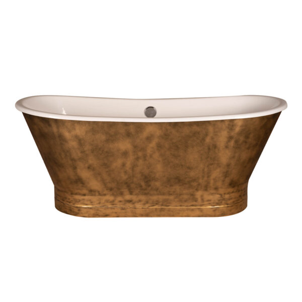 Icon Custom Double Slipper Cast Iron Skirted Tub - AKBT31022-LP