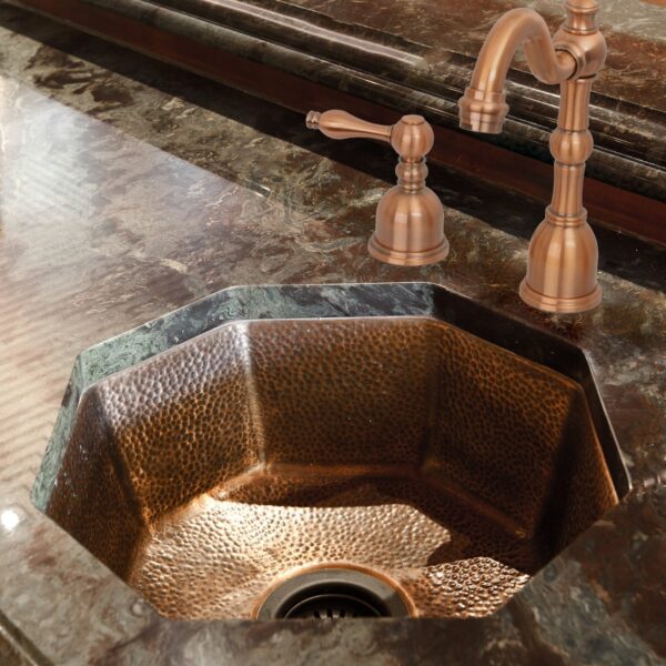 Icon Custom Drop-in Copper Bathroom Sink - AKS208-C