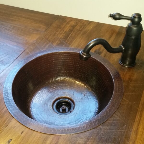 Icon Custom Drop-in Copper Bathroom Sink - AKS209-C