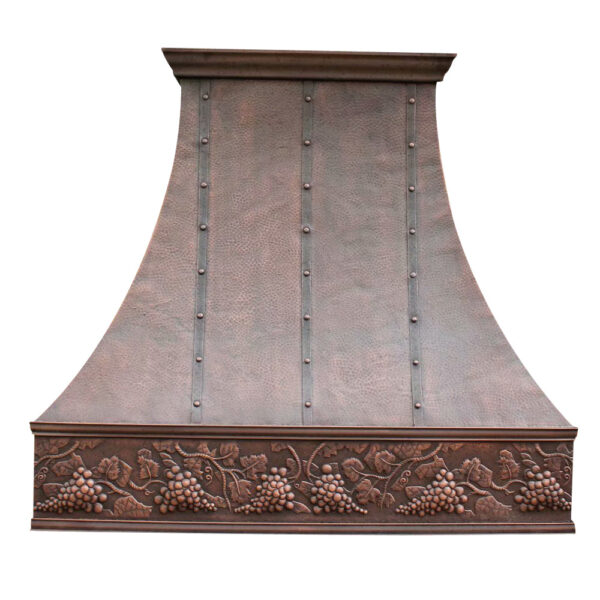 Custom Handcrafted Copper Range Hood - ICN-CP06 - 图片 2