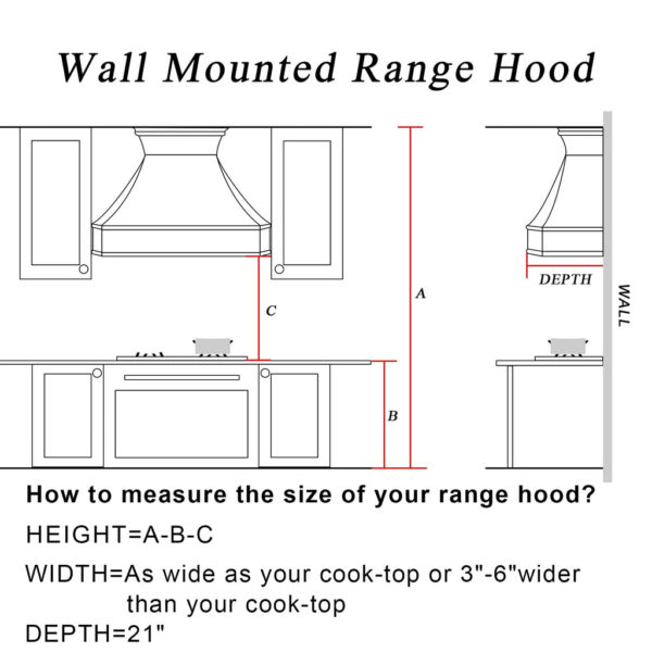 Custom Handcrafted Copper Range Hood - ICN-CP13 - Image 5