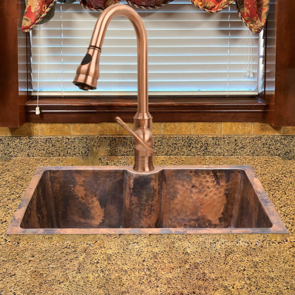 Icon Equal Bowl Undermount Copper Kitchen Sink - AKS510-C