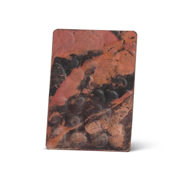 Icon Fire Hand Beehive Hammered Copper Sample