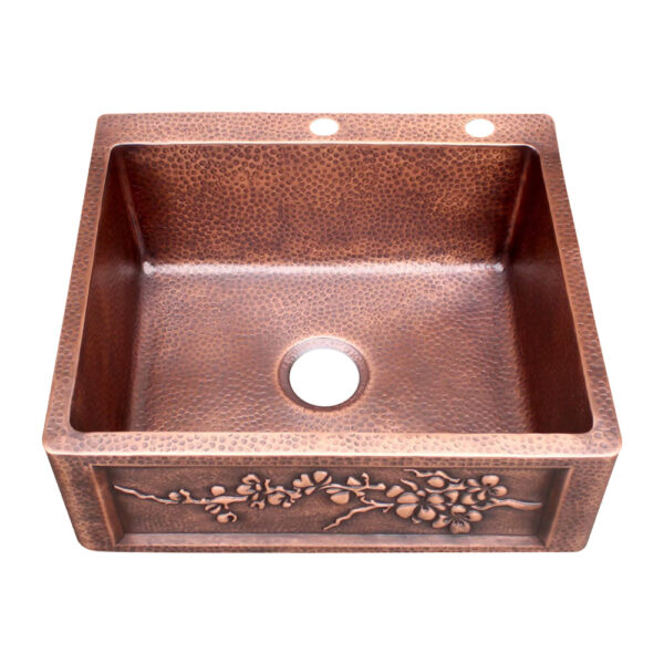 Icon Single Bowl Drop-In Copper Sink -AKS502-C - 图片 2