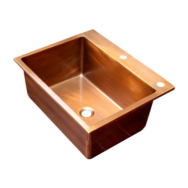 Icon Single Bowl Drop-In Copper Sink -AKS511-C - 图片 2