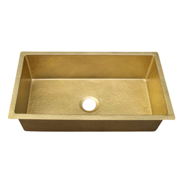 Icon Single Bowl Undermount Copper Kitchen Sink - AKS503-C - 图片 2