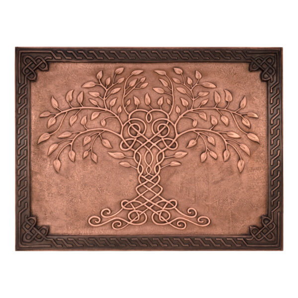 Tree of Life Custom Copper Handmade Wall Decor Copper Kitchen Backsplash Mural