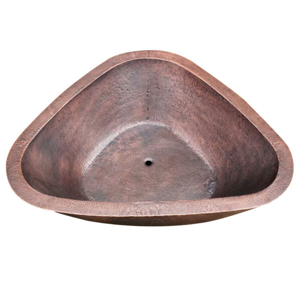 Icon Vessel Hammered Copper Bath Tub AKB70011-C - 图片 2