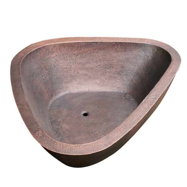 Icon Vessel Hammered Copper Bath Tub AKB70011-C - 图片 3