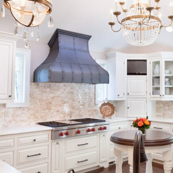 Elegant Black Range Hood for a High - end Culinary Space