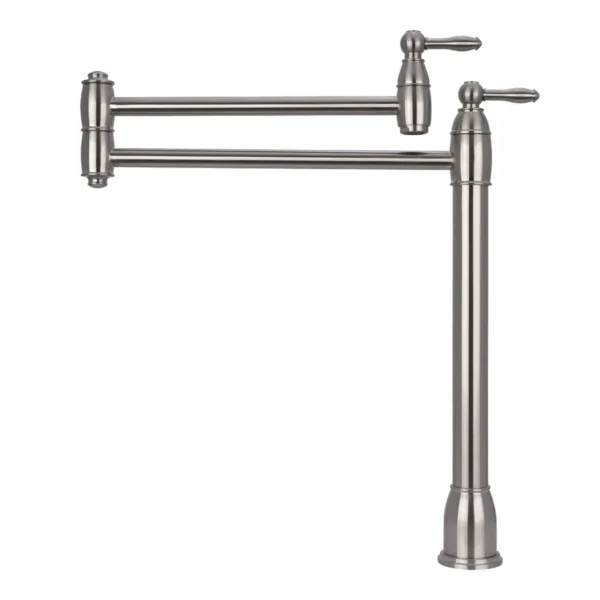 Brushed Nickel Pot Filler Kitchen Faucet Deck-Mounted- PF14